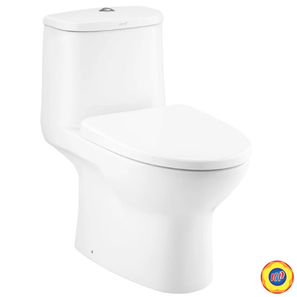 Bồn Cầu COTTO C1053 1 Khối Nắp C91252 Micc Xả Nhấn
