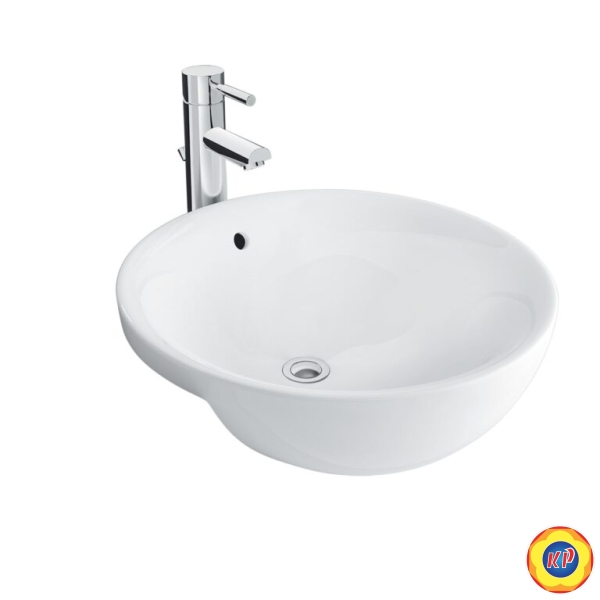 Chậu Rửa Mặt Lavabo Inax L-333V (L333V) Bán Âm Tròn