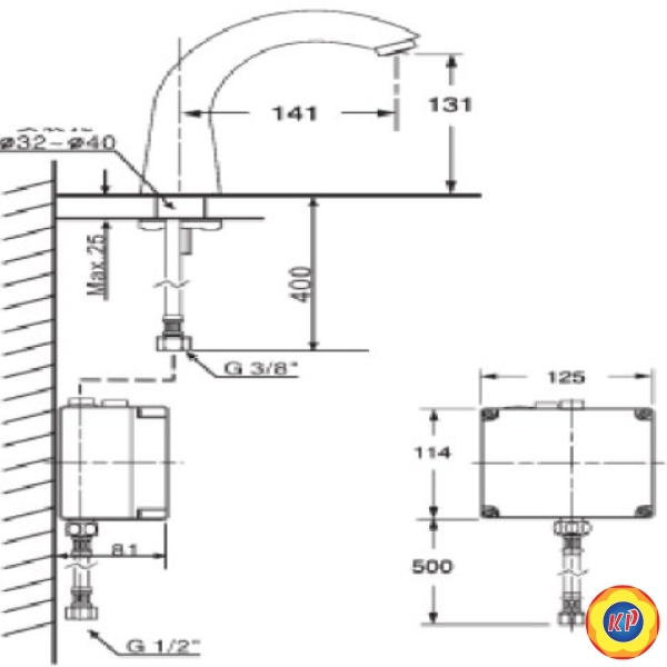Vòi Lavabo American Standard WF-8815 Cảm Ứng