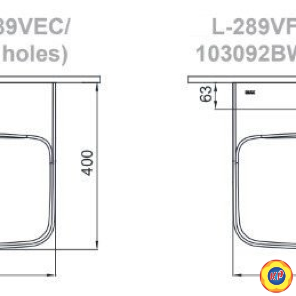 Chậu Rửa Lavabo Inax L-289V (L289V) Treo Tường