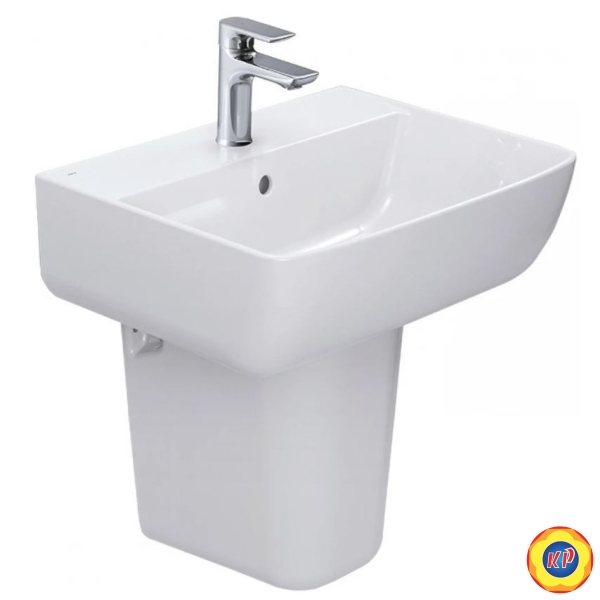 Lavabo Inax L-312V/L-298VC (L312V+L298VC) Treo Tường Chân Ngắn