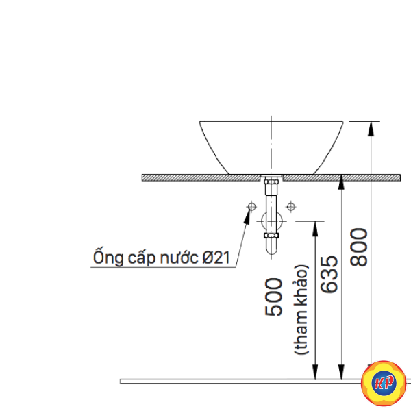 Chậu Rửa Lavabo Inax AL-445V (AL445V) Đặt Bàn AquaCeramic