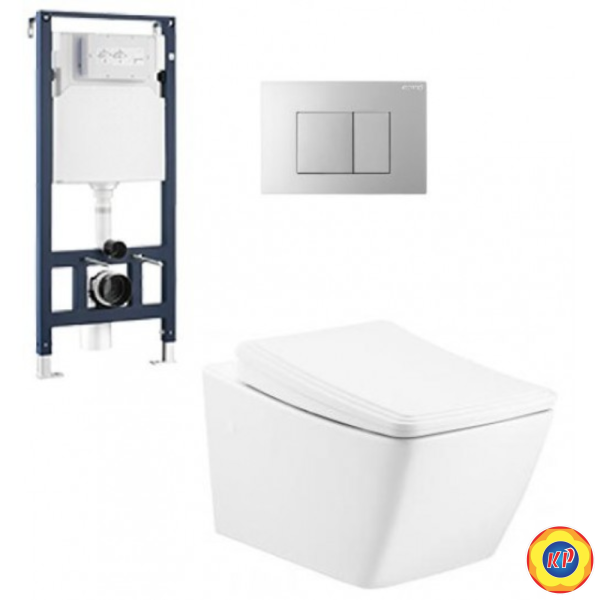 Bồn Cầu Cotto SC19337(F) Treo Tường Thoát Ngang
