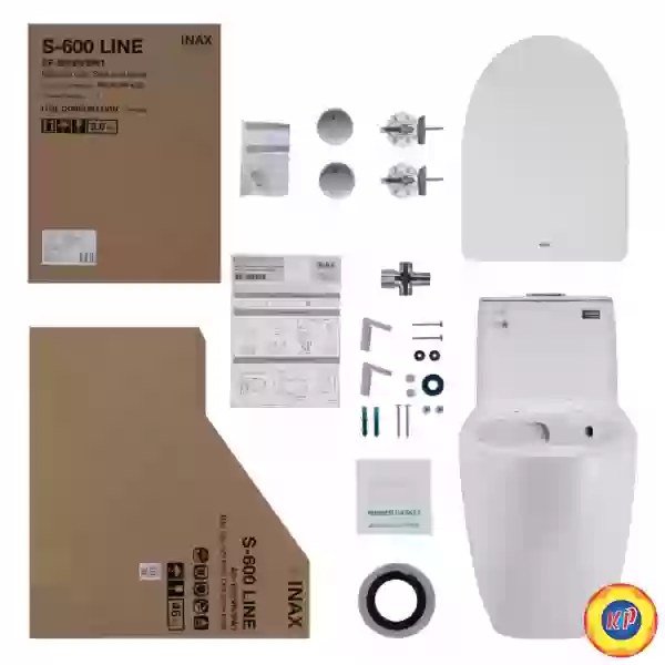 Bồn Cầu INAX AC-1052VN (AC1052VN) 1 Khối Nắp Êm Aqua Ceramic