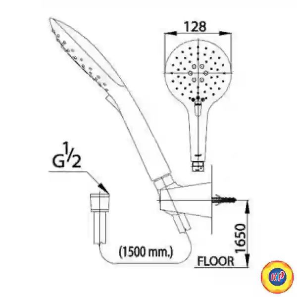 Tay sen Cotto Z88(HM) 3 Chức Năng