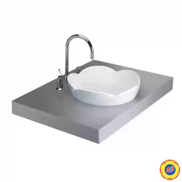 Chậu Rửa Lavabo COTTO C0001 Fleur Dương Bàn