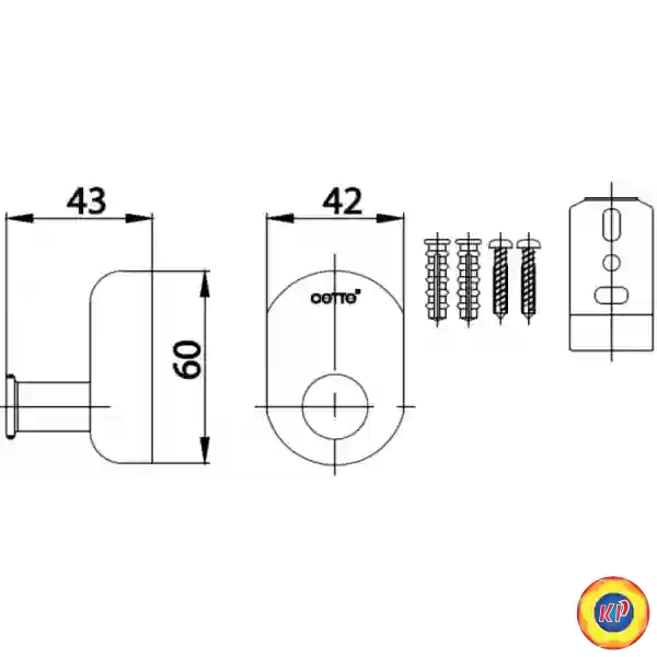 Móc Áo Cotto CT0126(HM)