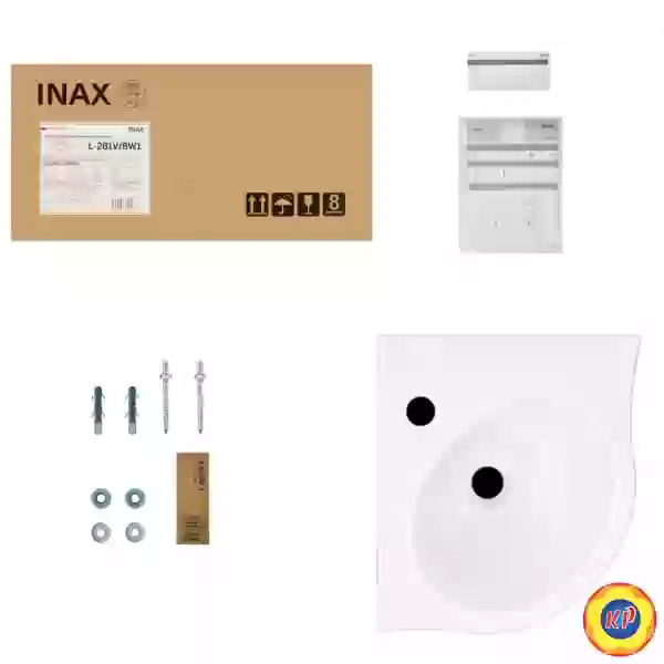 Lavabo Góc Inax L-281V (L281V) Chậu Rửa Treo Tường