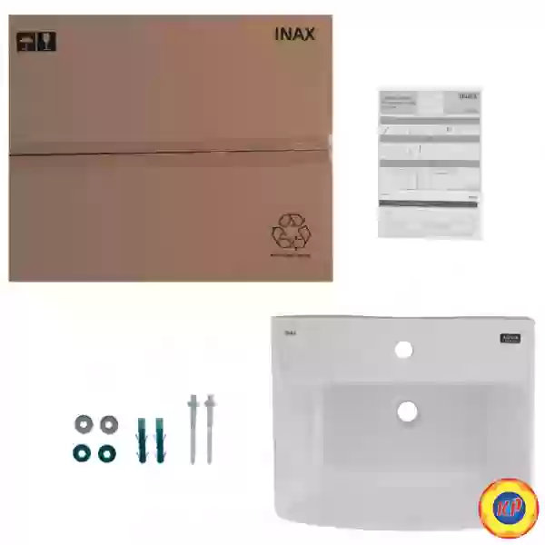 Lavabo Inax L-312V (L312V) Treo Tường 530x435 mm