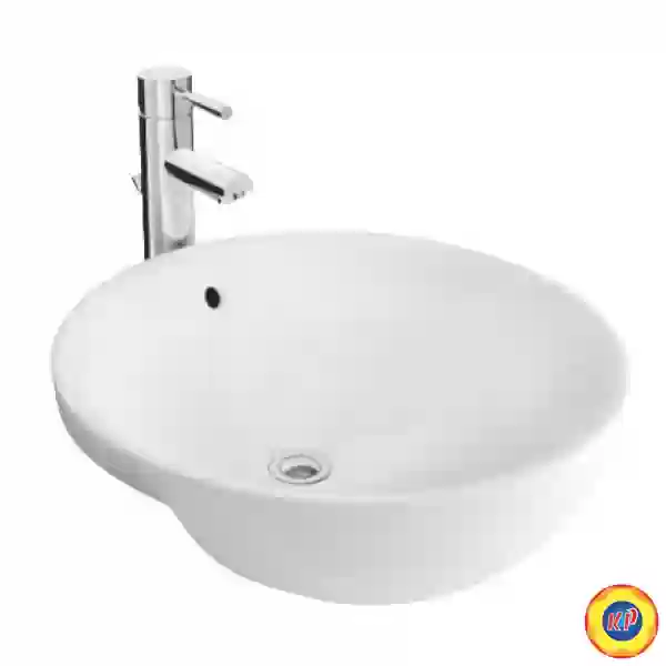 Chậu Rửa Mặt Lavabo Inax L-333V (L333V) Bán Âm Tròn