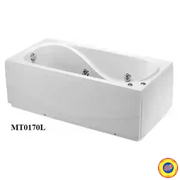 Bồn Tắm Massage 1.7M Chân Yếm CAESAR MT0170L/R