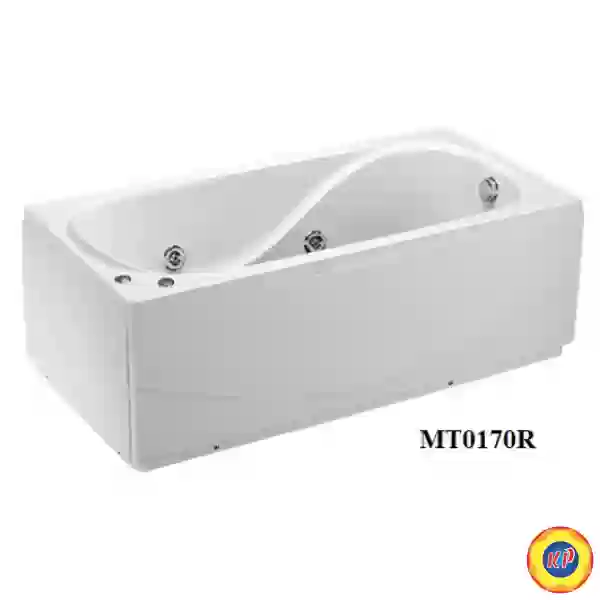Bồn Tắm Massage 1.7M Chân Yếm CAESAR MT0170L/R