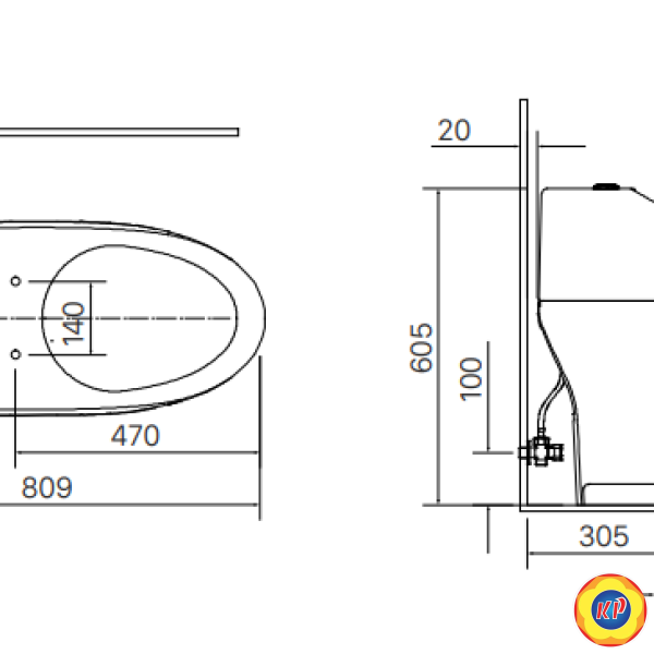 Bồn Cầu 1 Khối AC-1032/CW-S32VN Nắp Rửa Cơ
