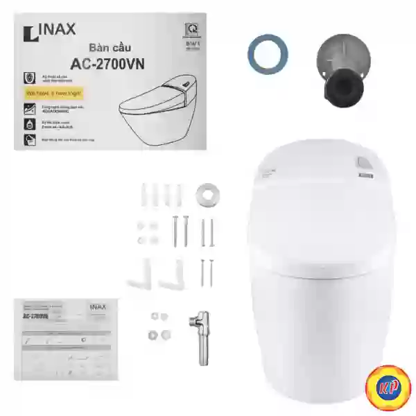 Bồn Cầu INAX AC-2700VN (AC2700VN) 1 Khối Aqua Ceramic