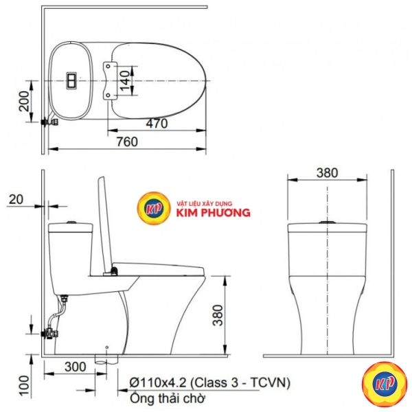 Bồn Cầu Điện Tử INAX AC-959A/CW-H20VN