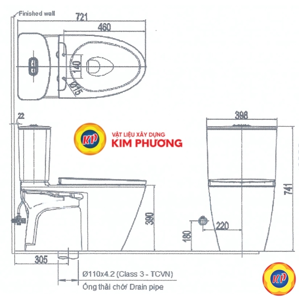 Bồn Cầu Điện Tử INAX ACT-602/CW-H17VN Xả Không Chạm