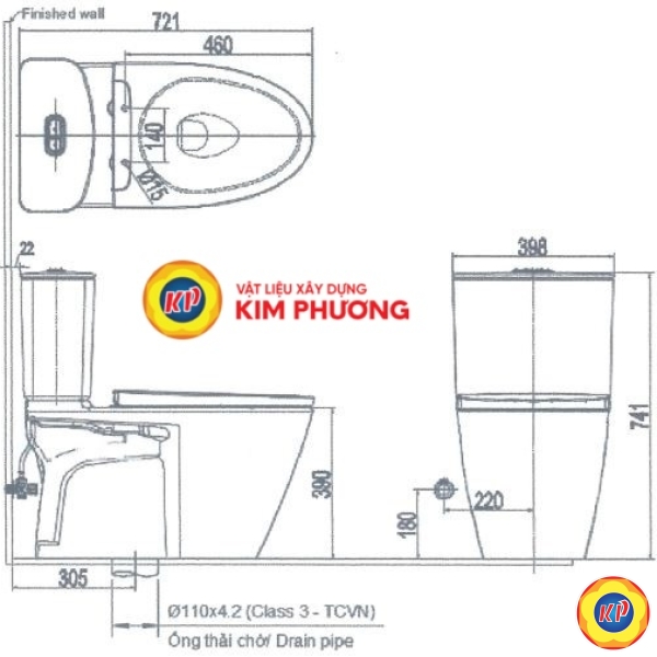 Bồn Cầu Điện Tử INAX ACT-602/CW-H18VN Xả Không Chạm