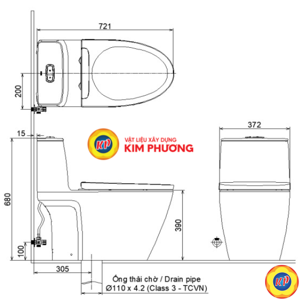 Bồn Cầu Điện Tử INAX ACT-832/CW-H18VN Xả Không Chạm