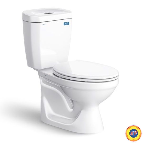 Bồn cầu 2 Khối Viglacera VI88 Nắp Êm V1102E Kèm VTL2