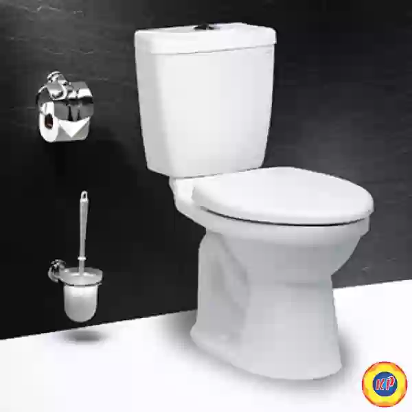 Bàn Cầu CAESAR CTS1325 Thùng T1125 1 Nhấn Nắp Êm