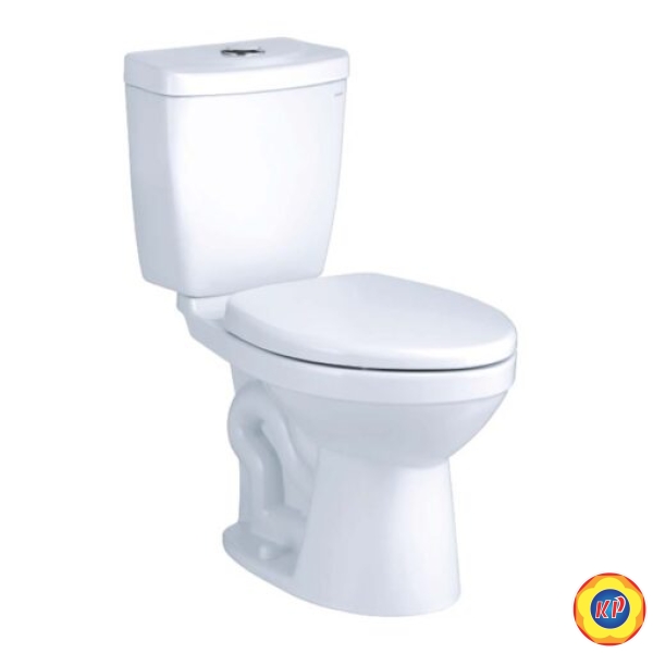 Bàn Cầu CAESAR CDS1325 Thùng T1225 2 Nhấn Nắp Êm