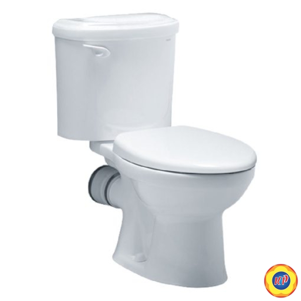 Bàn Cầu Caesar CPT1332 Thùng T1116 Thoát Ngang Xả Gạt