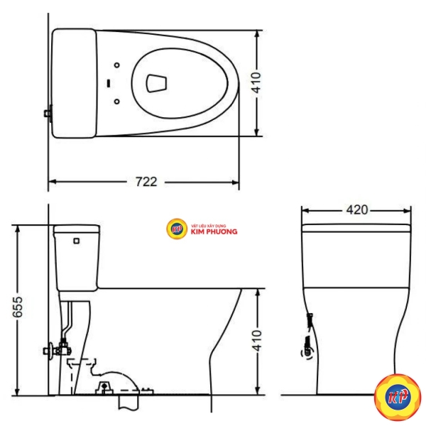 Bồn Cầu Điện Tử TOTO MS188VKW16/TCF23410AAA C2