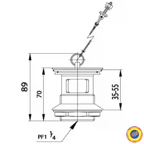 Ống xả chậu Lavabo COTTO CT670V(HM)