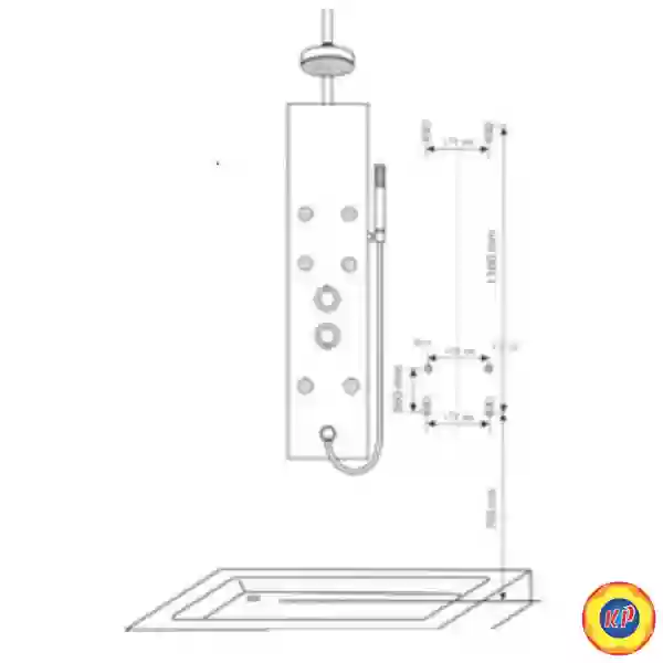 Vòi Sen Thuyền CAESAR SP132 Nóng Lạnh