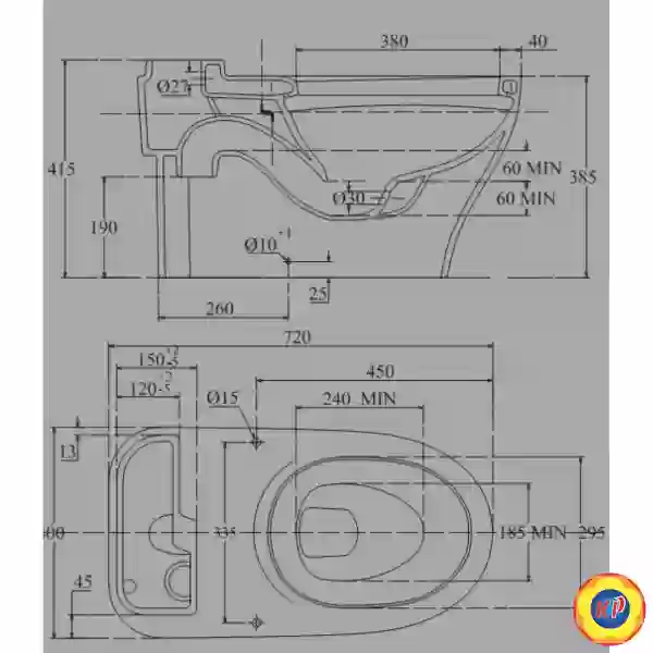 Bồn Cầu Thông Minh Viglacera V91