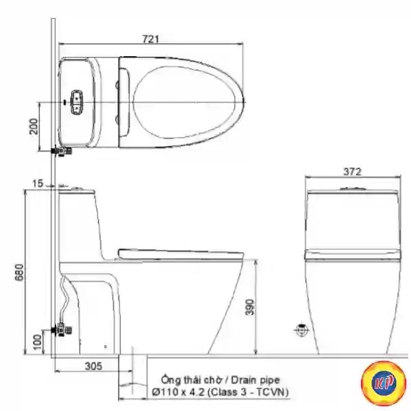 Bồn Cầu Nắp Điện Tử INAX AC-902/CW-H18VN