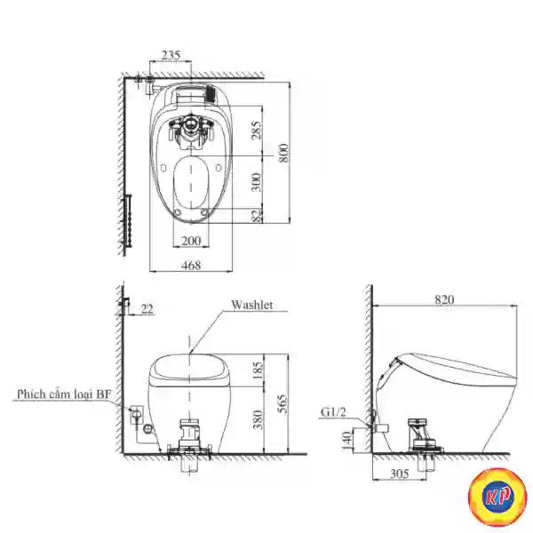 Bồn Cầu Thông Minh TOTO CS901VT#NW1/T53P100VR Neorest NX II