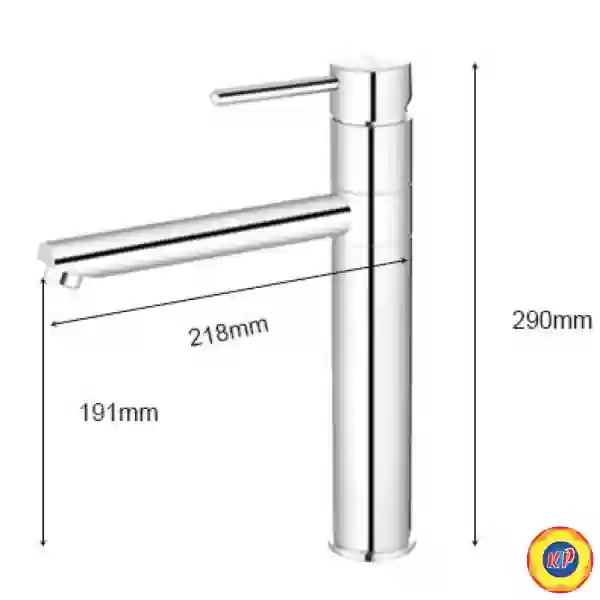 Vòi Lavabo Caesar B751CU Nóng Lạnh Cổ Cao