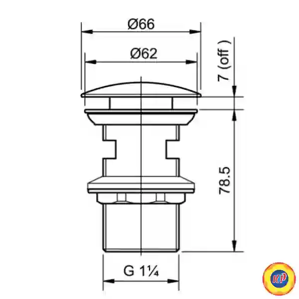 Bộ Xả Nhấn Cho Lavabo TOTO T6JV6