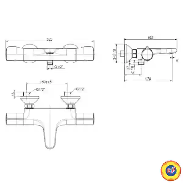 Củ Sen Nhiệt Độ American Standard WF-4949 Temptacion