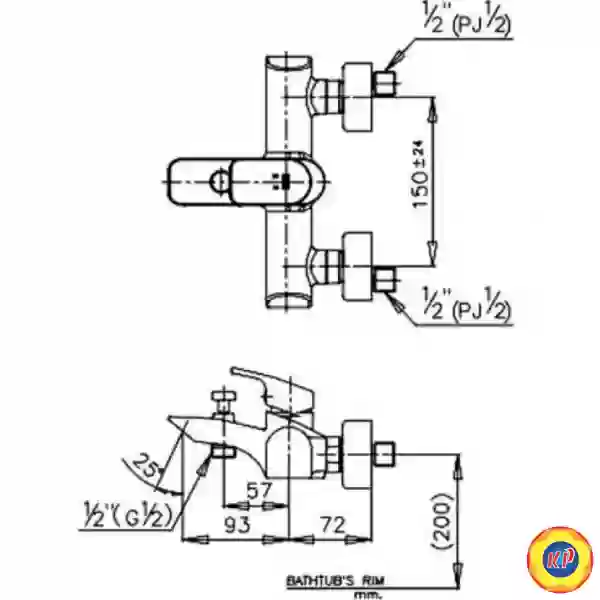 Củ Sen Tắm COTTO CT2032A Soprano Nóng Lạnh