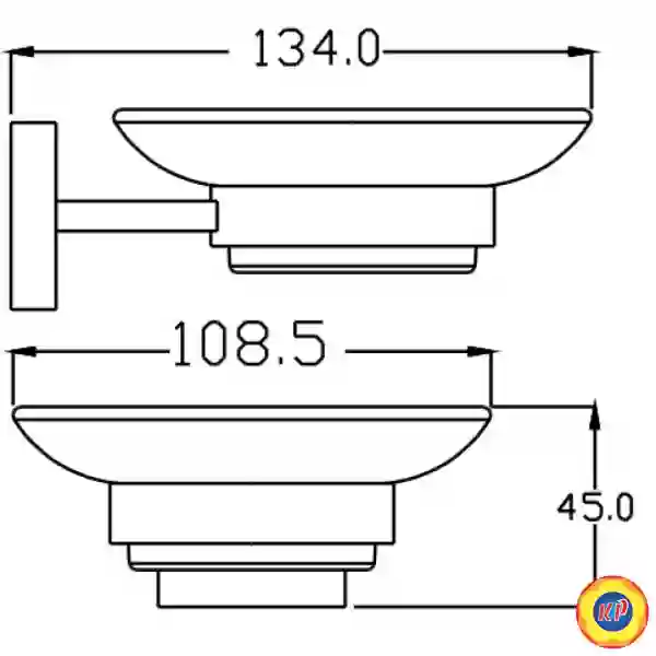 Giá Đựng Xà Phòng Cotto CT0215(HM)