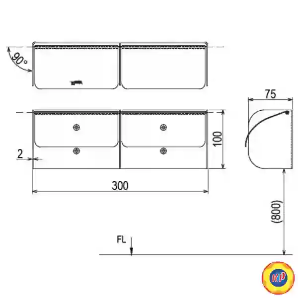 Hộp Đựng Giấy Vệ Sinh Inax CFV-11W