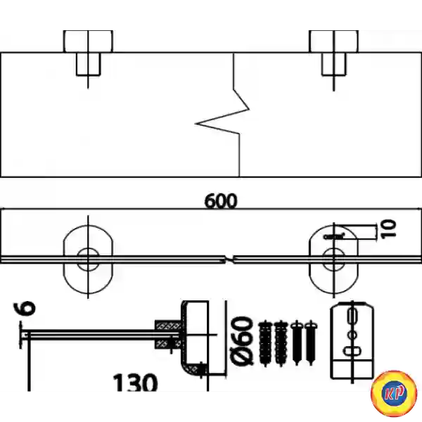 Kệ Kính Cotto CT0128(HM)