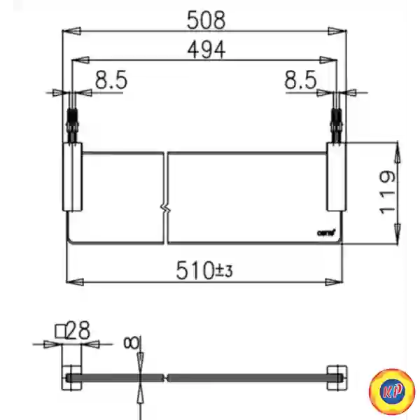 Kệ Kính Cotto CT881(HM)