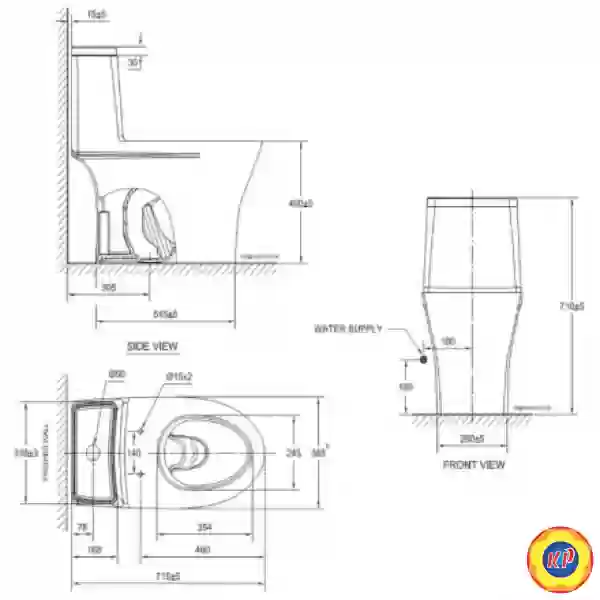 Bồn Cầu Nắp Rửa Cơ American Standard VF-2530S Dòng Flexio