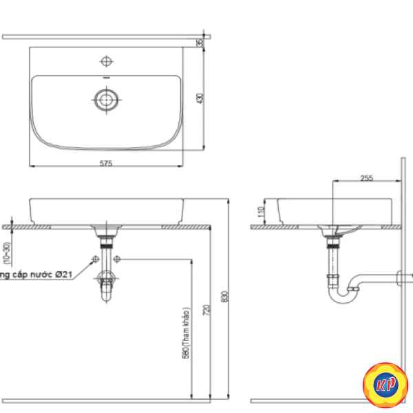 Chậu rửa đặt bàn AL-632