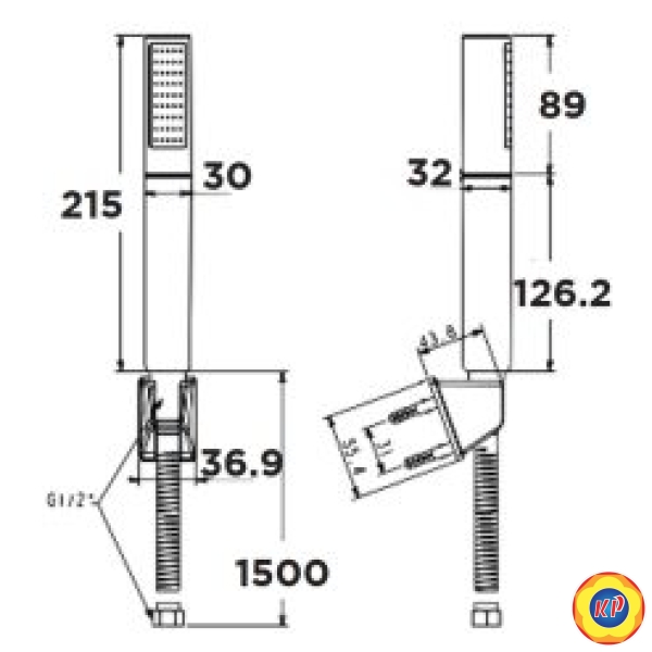 Tay Sen Đen American Standard WF-S508 Duo Stix
