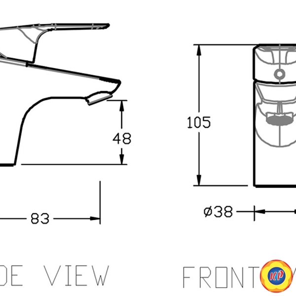 Vòi Lavabo American Standard WF-030 Cygnet Nóng Lạnh