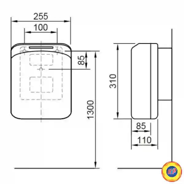Máy Sấy Tay Inax KS-370 Phòng Vệ Sinh
