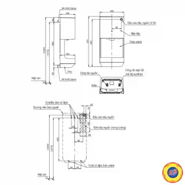 Máy Sấy Tay TOTO TYC322W