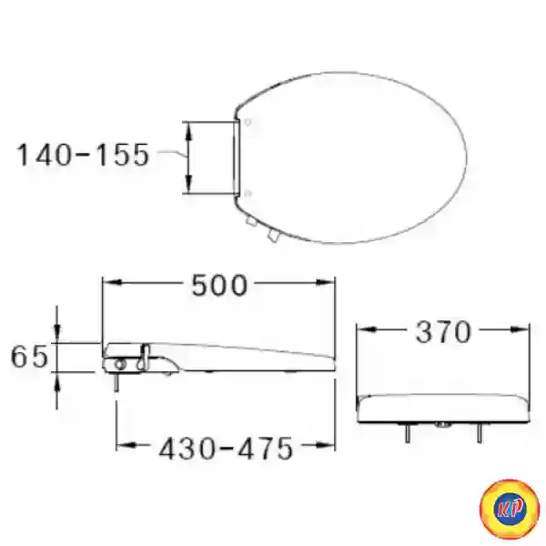 Nắp Rửa Cơ Cotto CVN92201 Convenience 2 Chế Độ