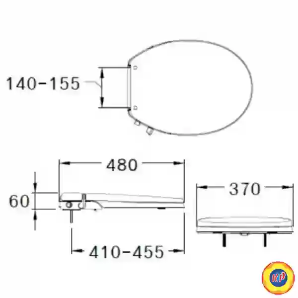 Nắp Rửa Cơ Cotto CVN92203 Convenience 2 Chế Độ