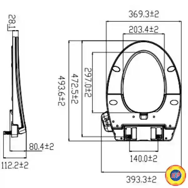Nắp Rửa Cơ American Standard M4A839 SW