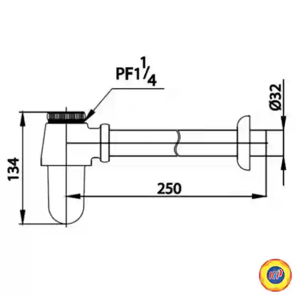 Ống Thải Nước Chữ T COTTO CT6810(HM)